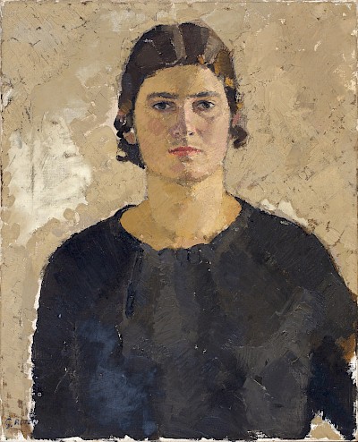 Germaine Hainard Roten, Self-portrait,<br /> Le Locle, 1925, oil on canvas - Copyright Fondation Hainard